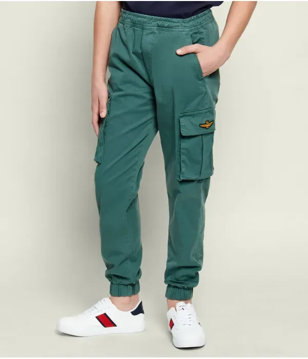 Брюки-Карго regular fit Aeronautica Militare, зеленый