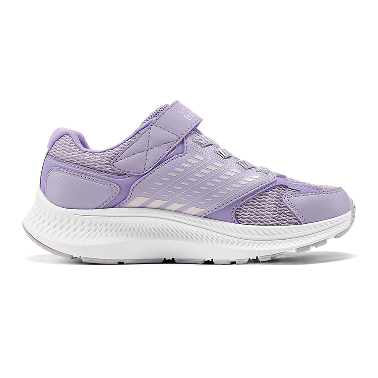 Skechers Kids Антискользящие износостойкие дышащие легкие амортизирующие низкие кроссовки для бега purple детские — фото 2