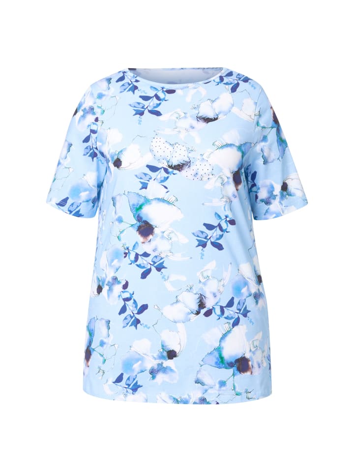 

Футболка MIAMODA, цвет quellenblau