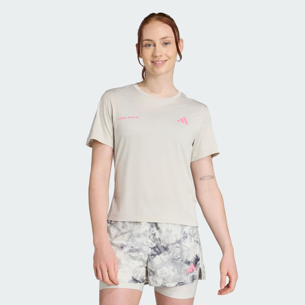 

Спортивная футболка Adidas Own The Run Melange Tee, цвет Orbit Grey Mel