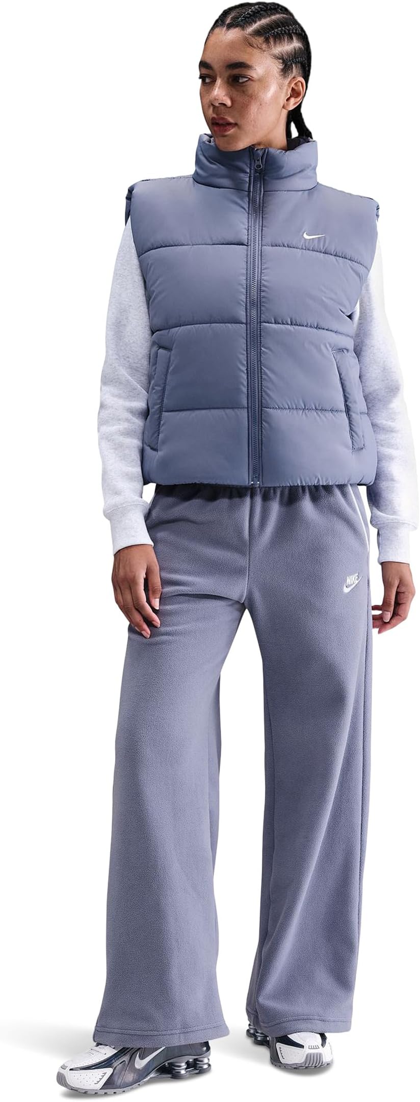 

Женский спортивный жилет Therma-FIT с синтетическим наполнителем Classic Nike, World Indigo/White