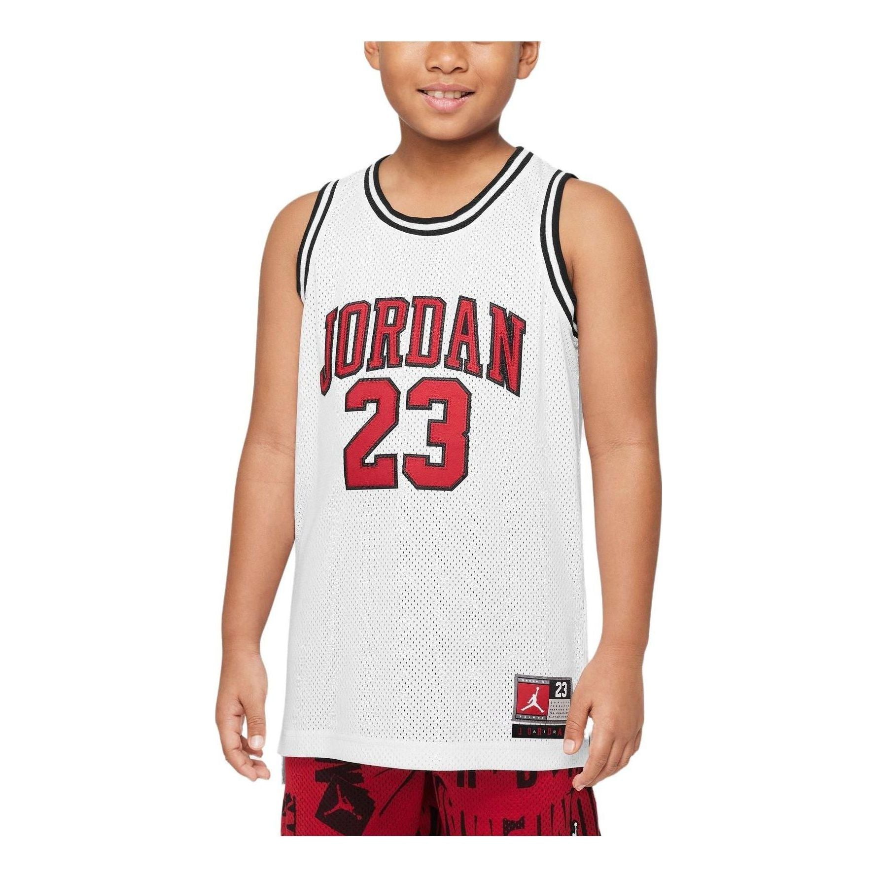 

Топ (GS) Air Jordan Graphic Basketball Tank 'White'