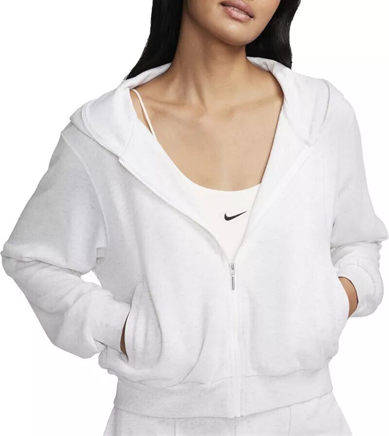 

Женская свободная худи из френч-терри с молнией во всю длину Nike Sportswear Chill Terry