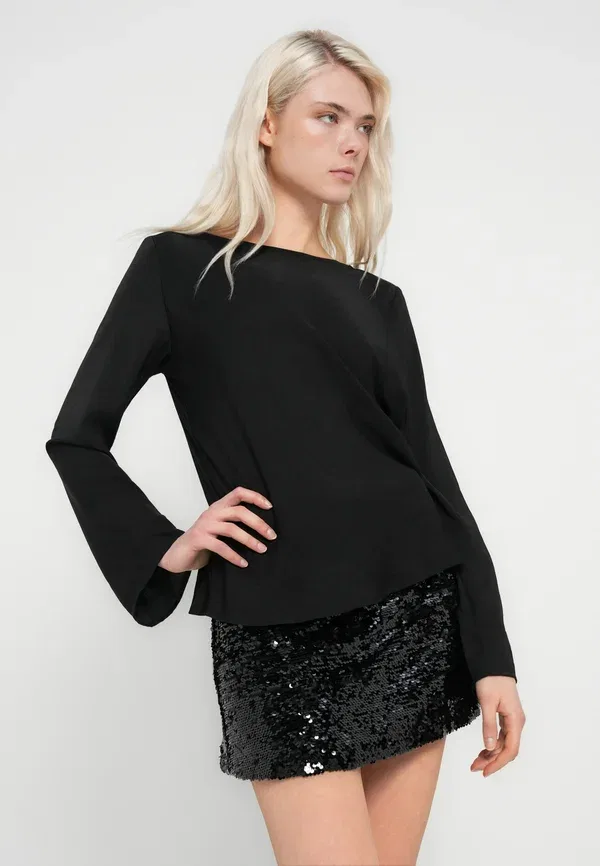 Юбка-шорты Gap, true black, черный — фото 4