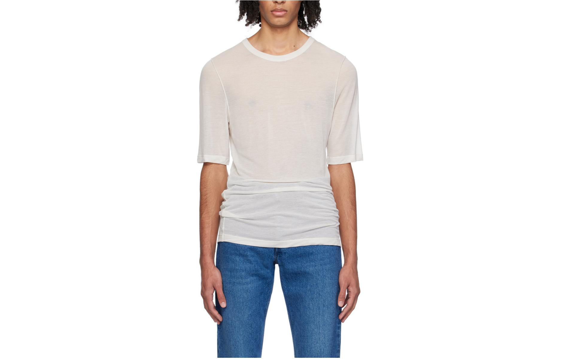 

Ami Crewneck Короткий Рукав Футболка AMIPARIS, серый белый