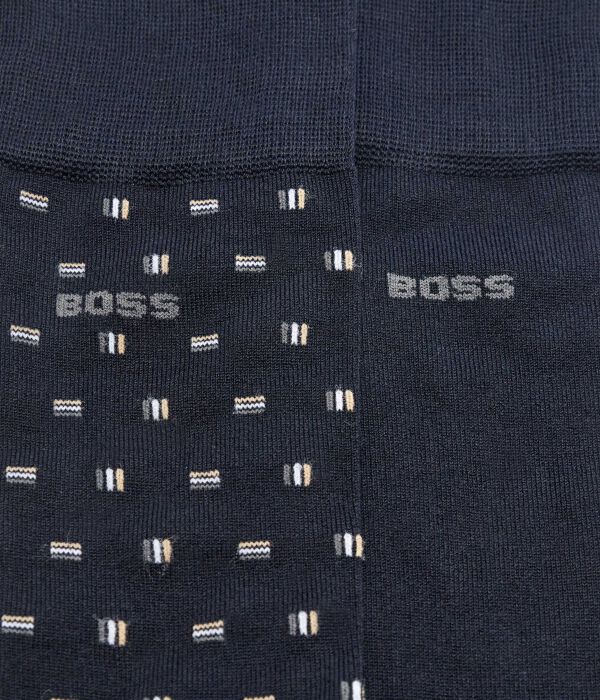 Носки мужские Boss с культовой символикой 2 пары, синий — фото 4