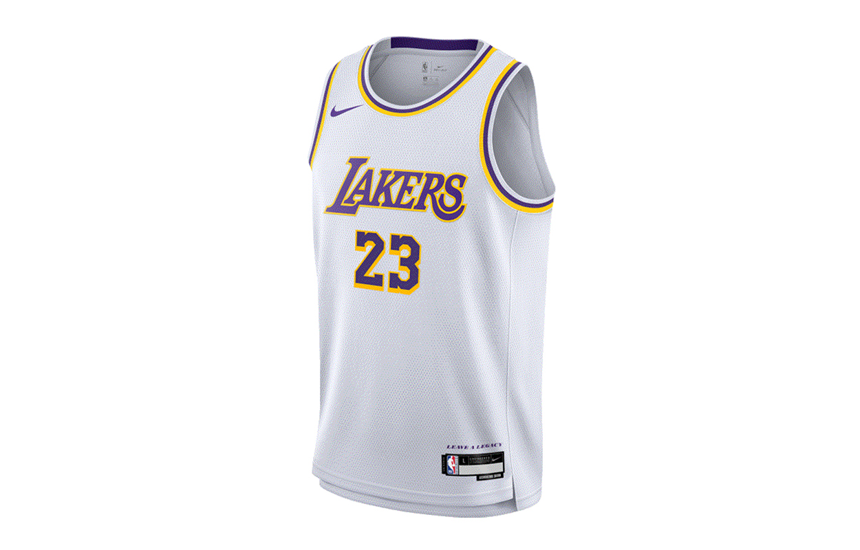 

Nike X NBA Баскетбольная майка белая для подростков, Белый, Nike X NBA Баскетбольная майка белая для подростков