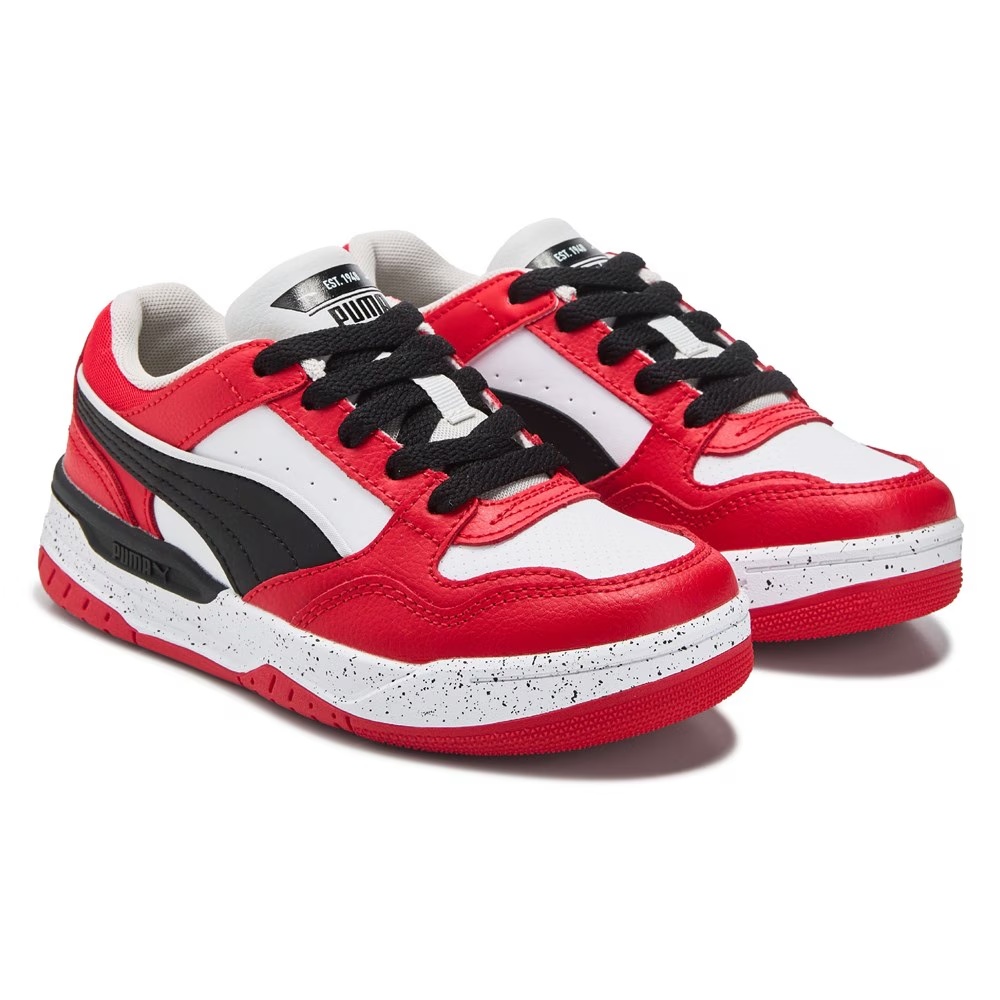 

Детские кроссовки низкой модели Rebound Retro от Puma для маленьких детей, red/white/black