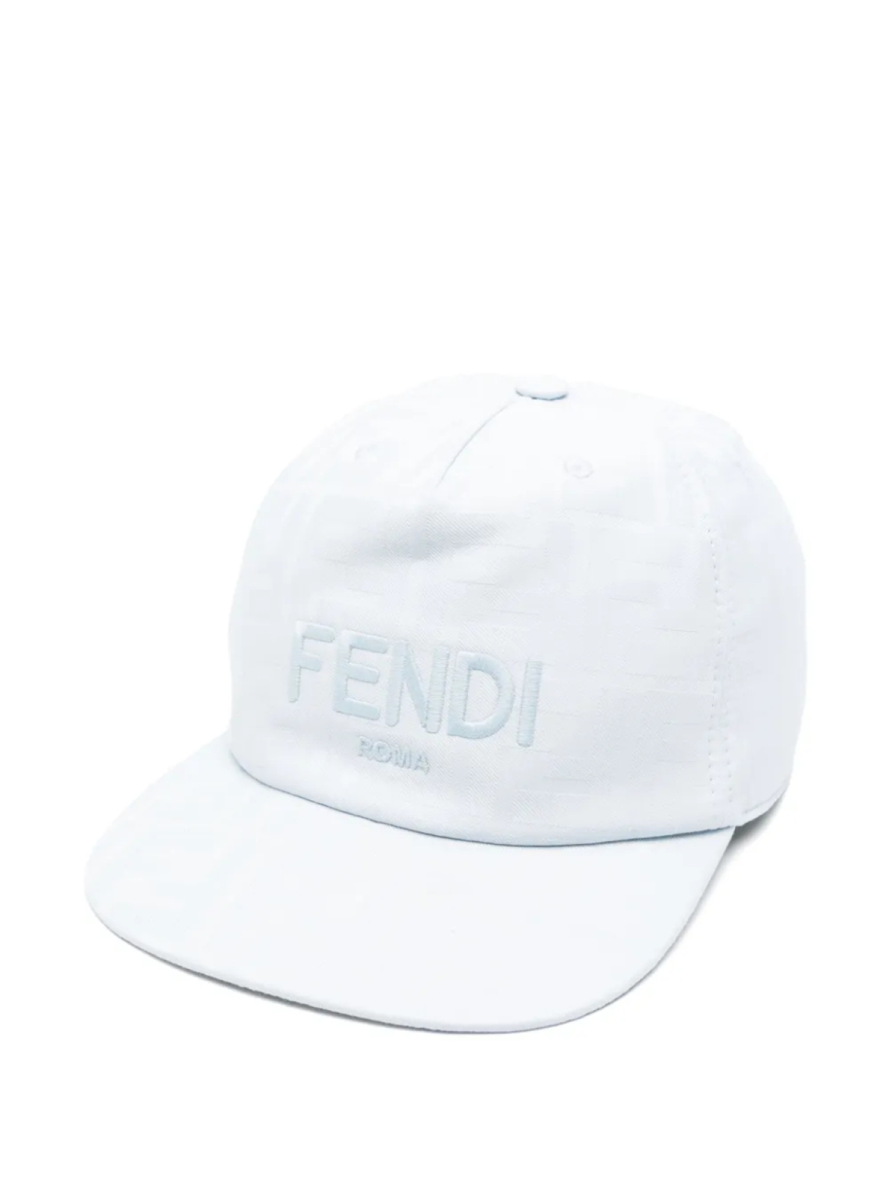 

Жаккардовая кепка с логотипом FF Fendi Kids, синий