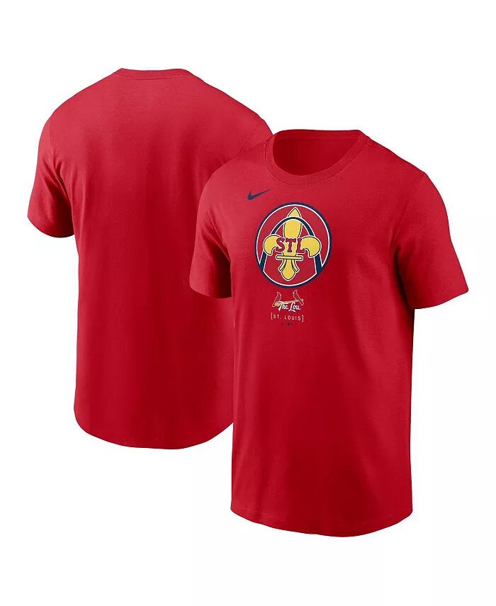 

Мужская красная футболка St. Louis Cardinals 2024 City Connect с большим логотипом Nike
