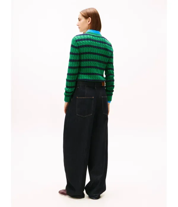 Джинсы "Шар" loose fit Tommy Hilfiger, темно-синий — фото 3