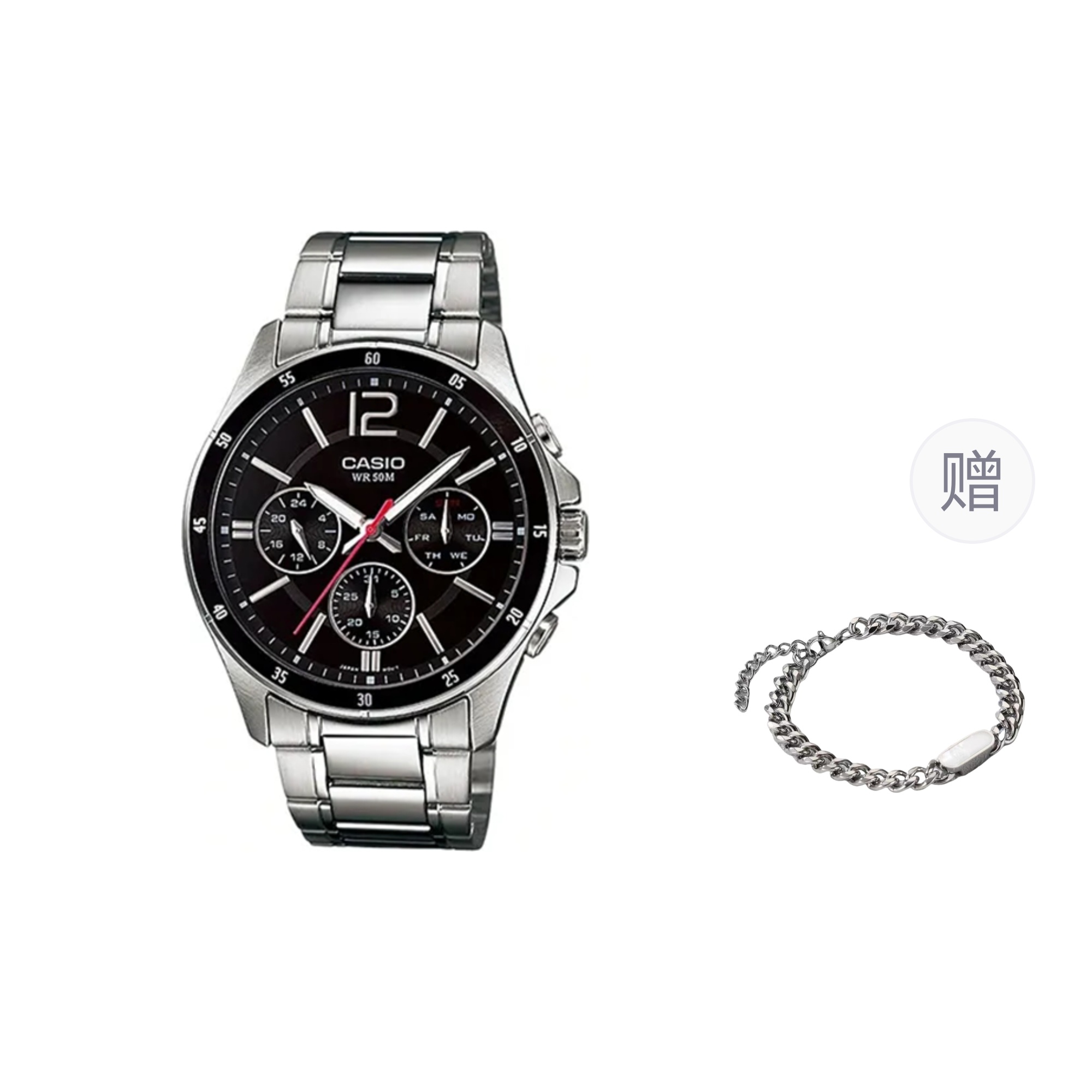 

CASIO Часы Men Black Watch, Black