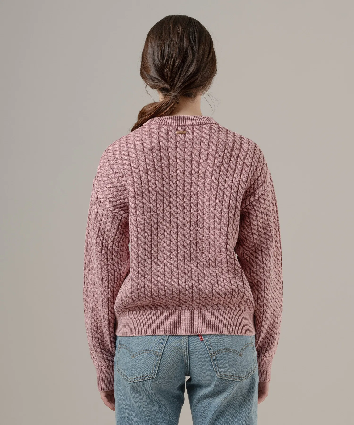 Свитер Levi's LEILAH Cable Crew Neck — фото 3