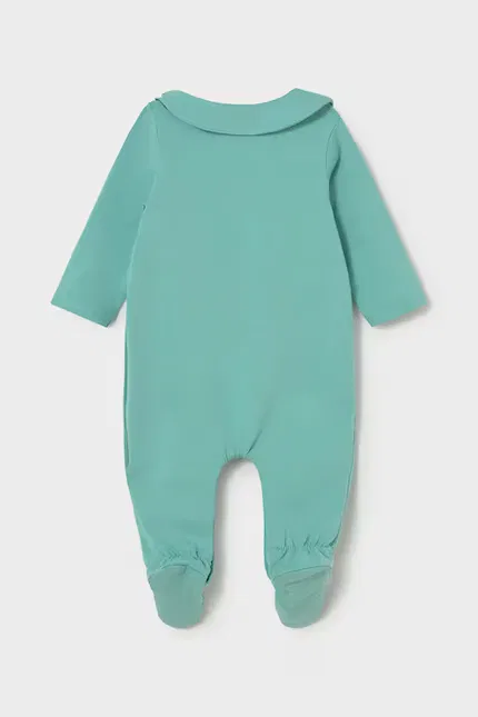 Комбинезон с длинным рукавом Mayoral Newborn, бирюзовый — фото 2