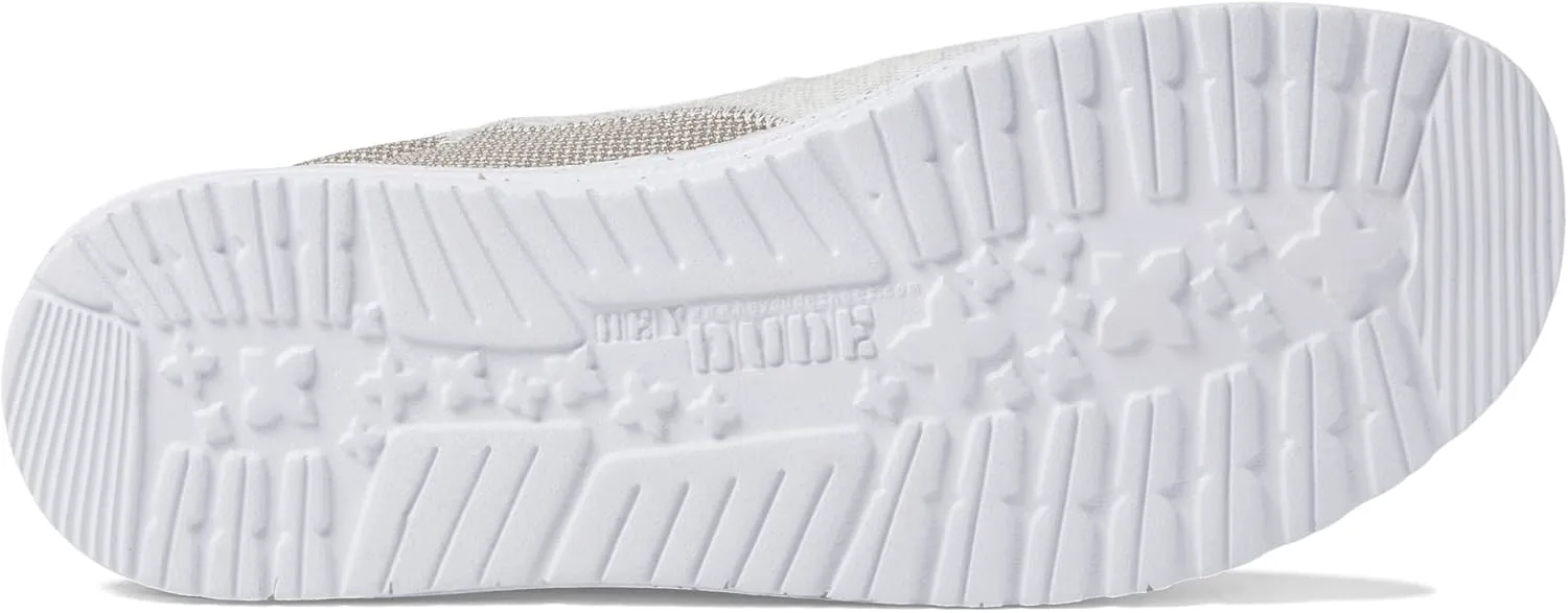 

Мужские лоферы Hey Dude Wally Stitch | Мужские туфли-слипоны | Удобные и легкие HEYDUDE, белый