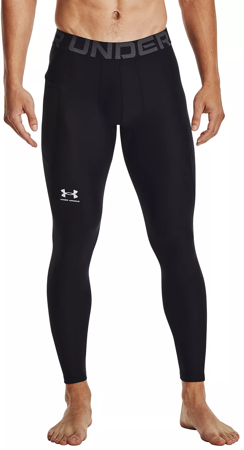 

Мужские леггинсы Under Armour HeatGear Armor, цвет Black/Pitch Gray
