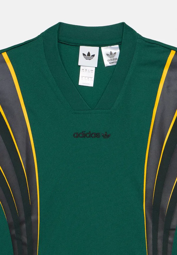 Свободная футболка унисекс с принтом "летучая мышь" santiago junior Adidas Originals, Collegiate Green/Black — фото 4