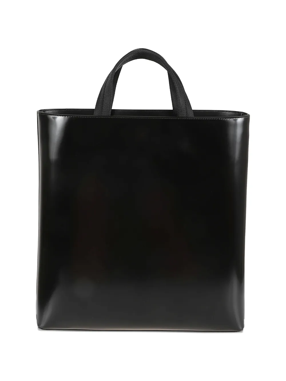 Сумка-тоут из кожи с ручками Prada, черный — фото 2