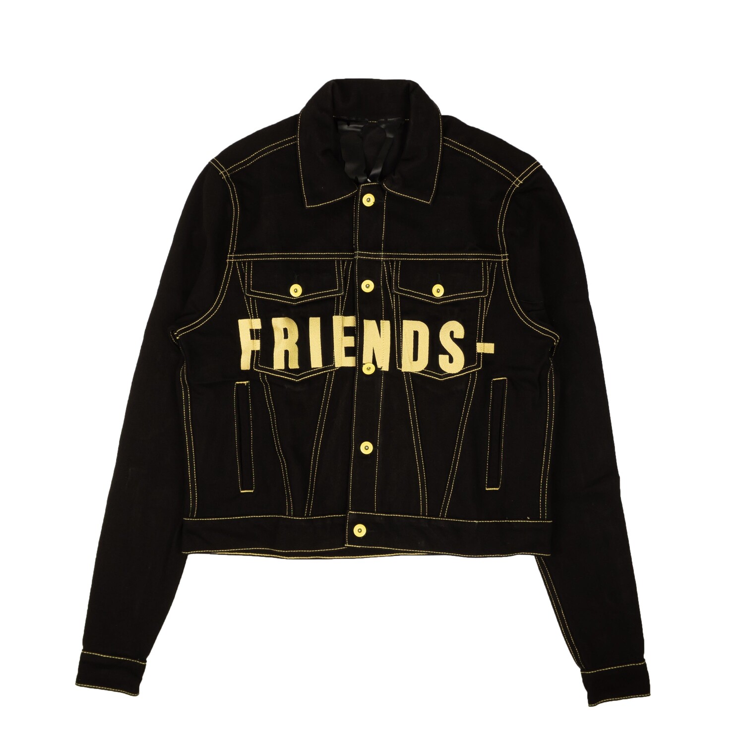 

Джинсовая Куртка Vlone Friends - Черный/Желтый, черный