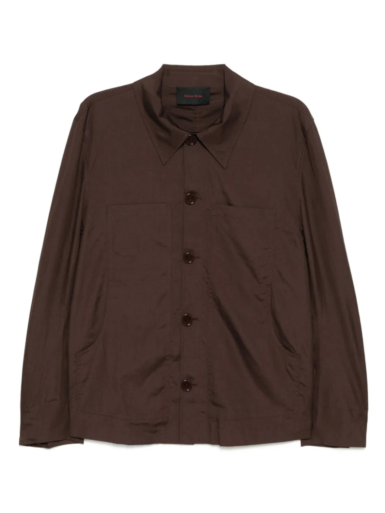

Simone Rocha рубашка Workwear, коричневый