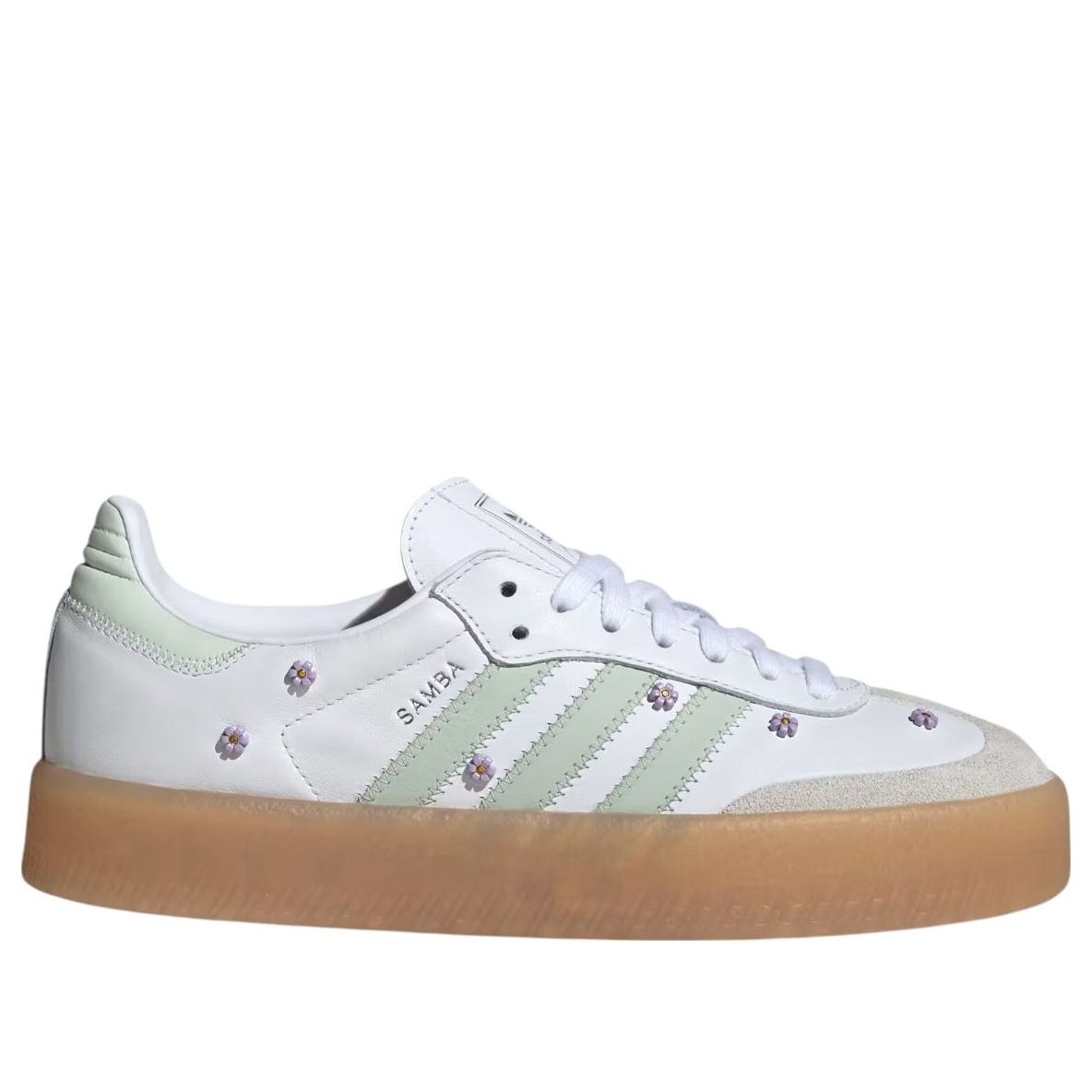 Кроссовки (WMNS) adidas Sambae 'Cloud White Linen Green Gum' — фото 2