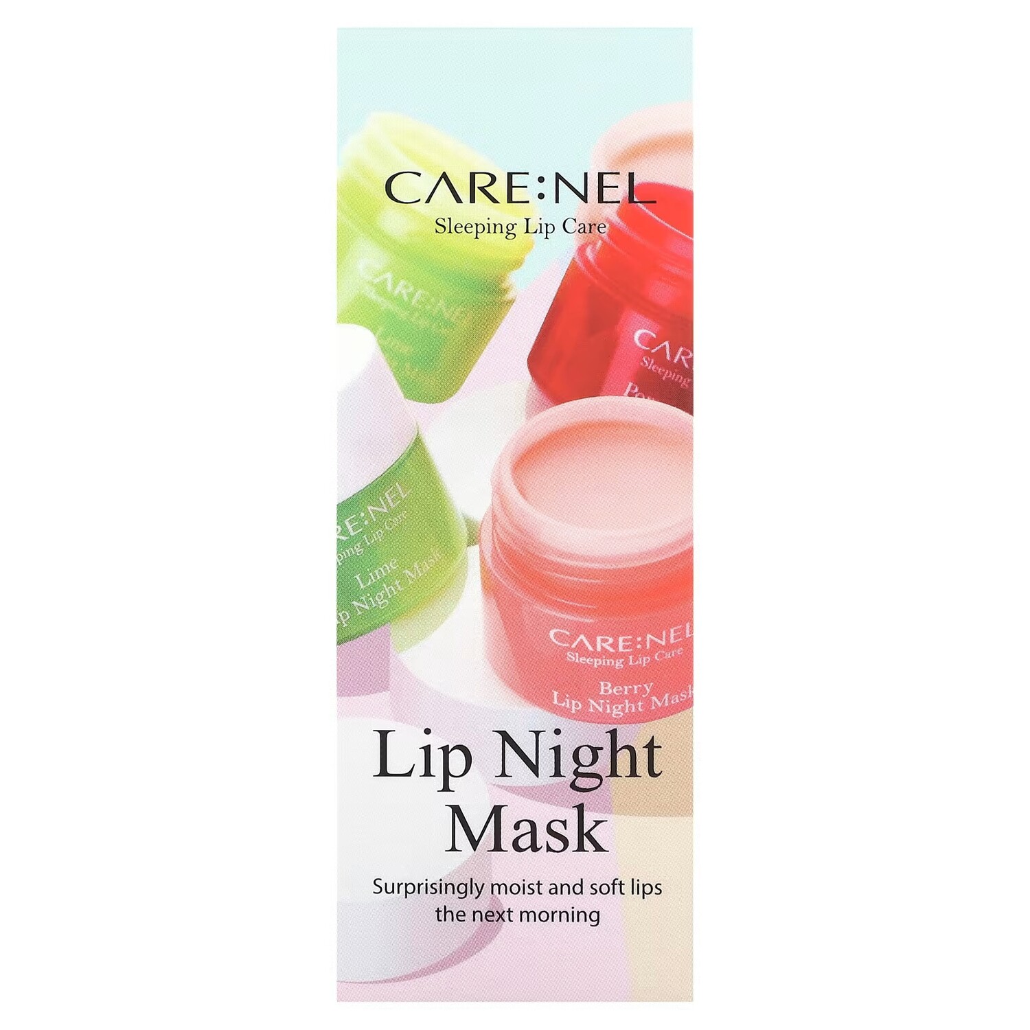 

Маска Care:Nel Night Mask Berry для губ, 3 штуки
