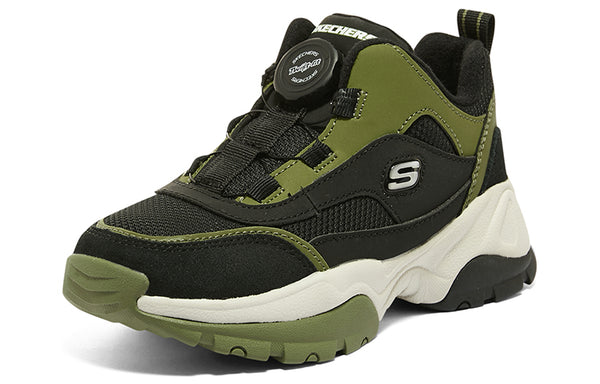 Кроссовки sport shoes 'olive black' Skechers, зеленый — фото 3