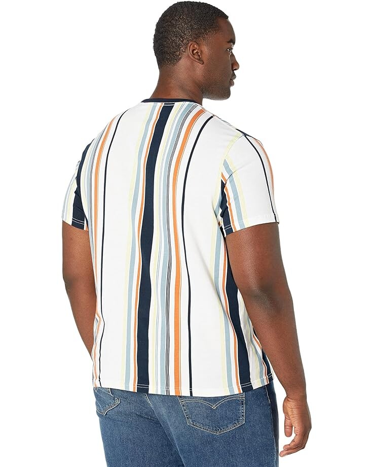 

Футболка Johnny Bigg Big & Tall Acton Vertical Stripe Tee, ржавый