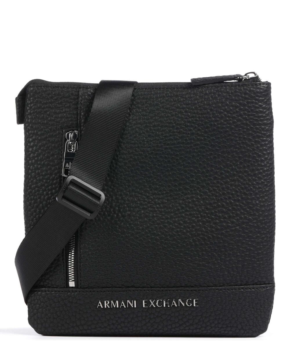 

Сумка мужская Armani Exchange через плечо с карманом на молнии, черный