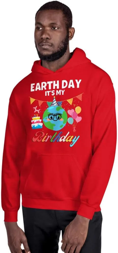 Унисекс худи Generic Earth Day It's My Birthday B-Earth Day, красный