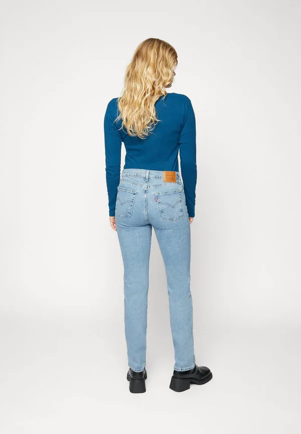 724 джинсы с высокой посадкой и прямыми штанинами Levi'S, Blue Wave Light - Light Indigo — фото 4