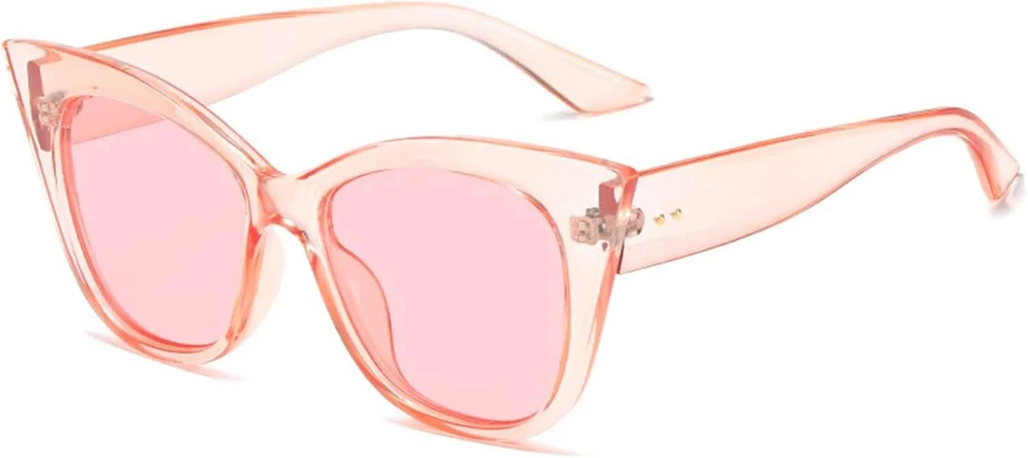 

Солнцезащитные очки для женщин с крупной оправой для отдыха, спортивные очки для вождения, мужские солнцезащитные очки для активного отдыха Generic, Pink