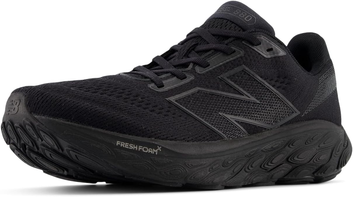 

Кроссовки для бега New Balance Men's Fresh Foam X 880 V14, Black/Black Metallic/Black