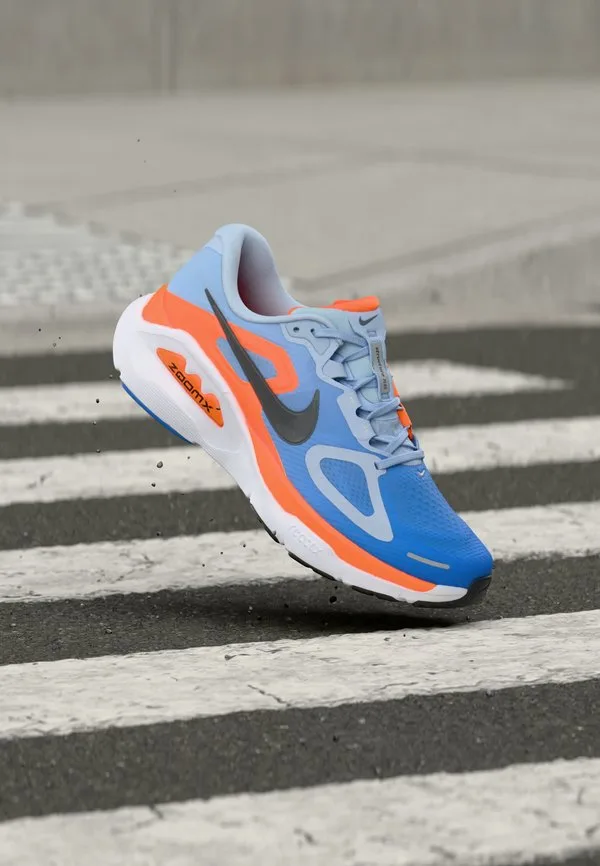 Кроссовки для бега по шоссе structure plus Nike Performance, Hydrogen Blue/Off Noir/Blue Crystal/Total Orange/Off Noir