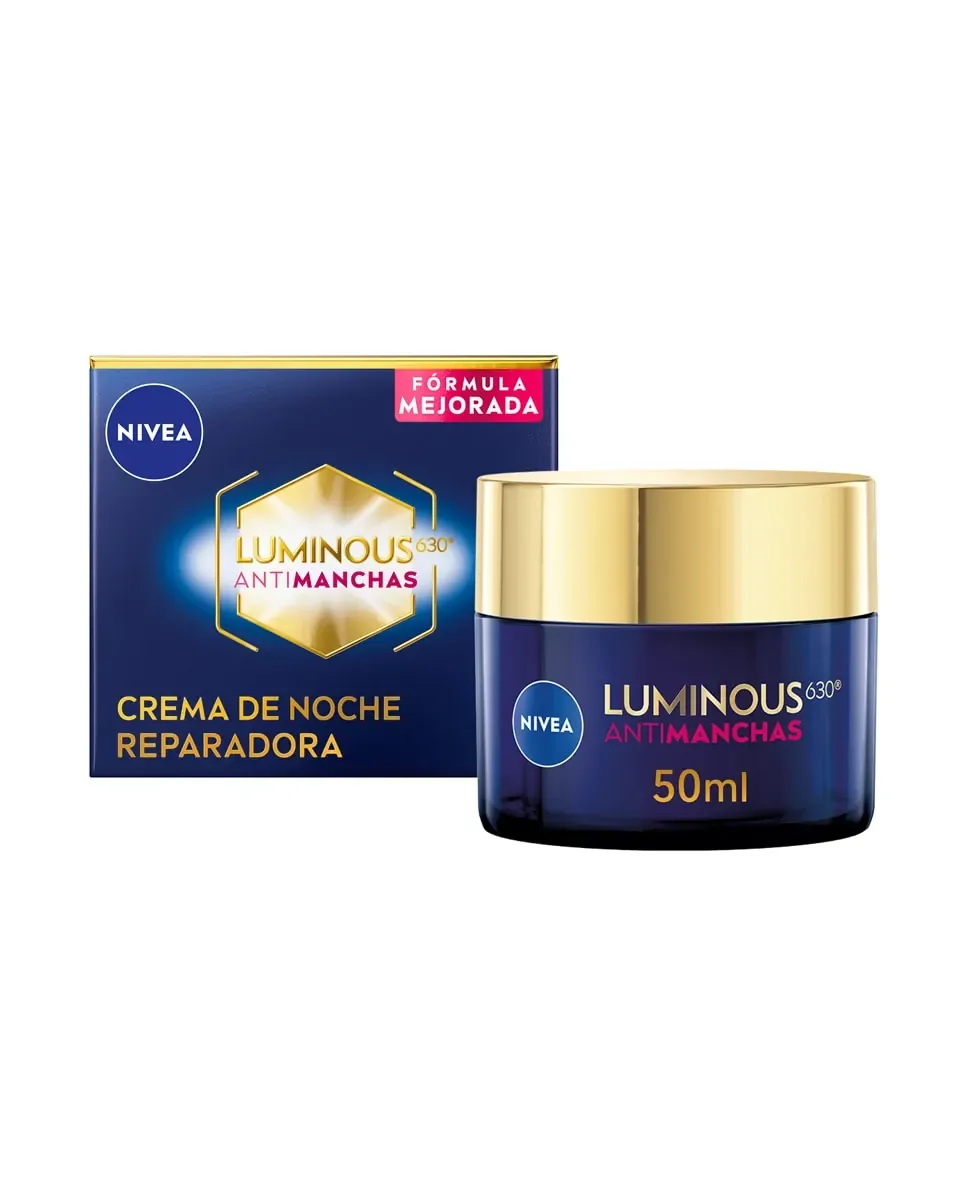 Крем для лица Nivea — Ночной Luminous 630 Анти-пятна Восстанавливающий, 50 мл
