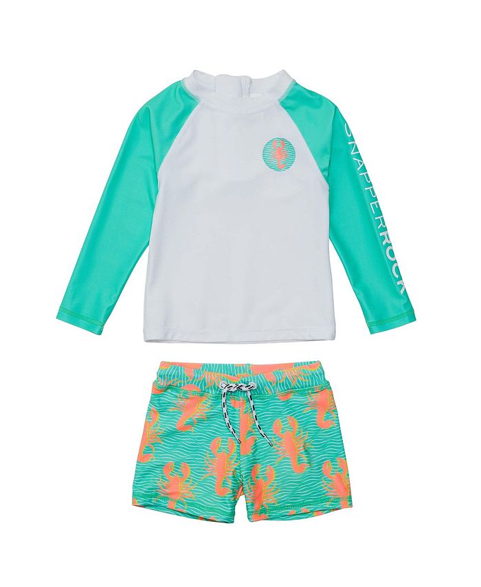 

Комплект с длинными рукавами Ocean Clawed для мальчиков - Baby Snapper Rock, зеленый