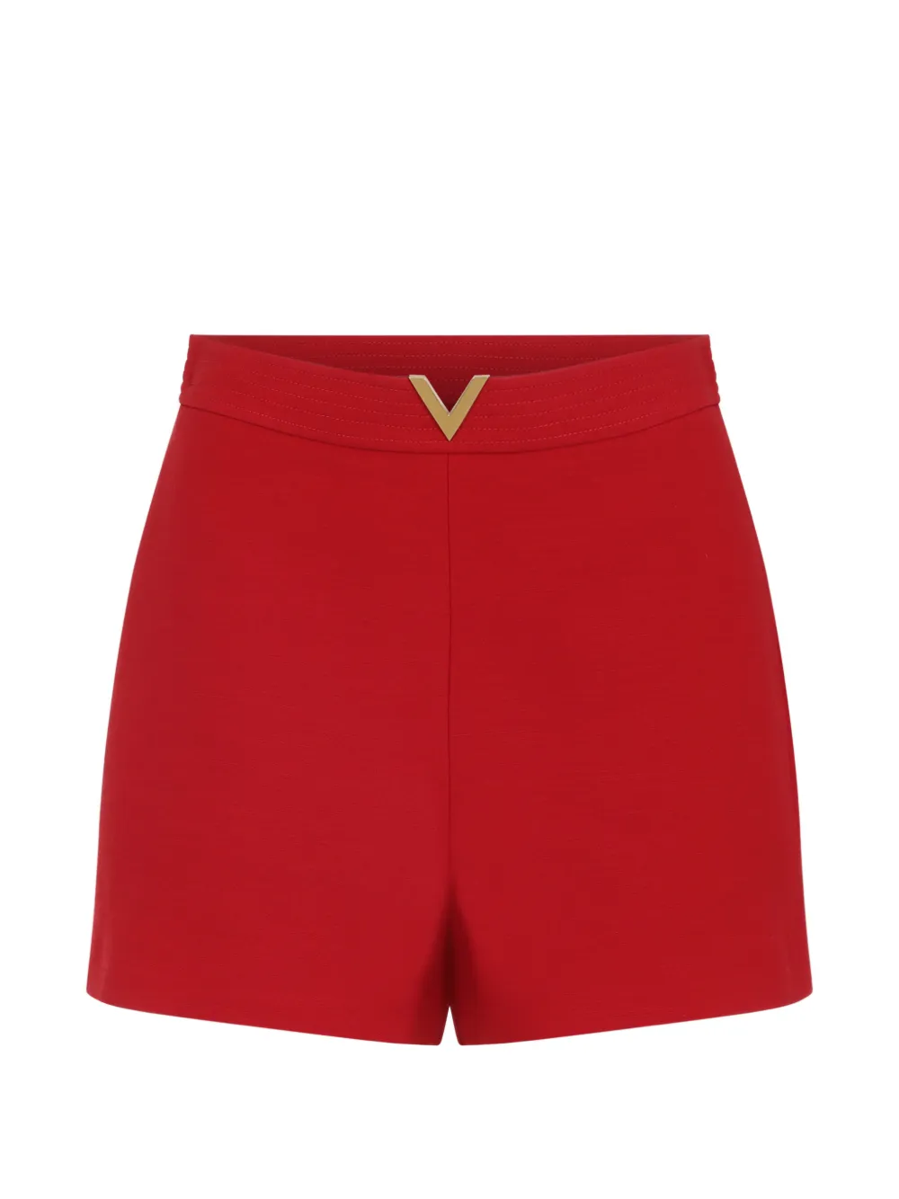 

Шорты с V-образной нашивкой Valentino Garavani, красный
