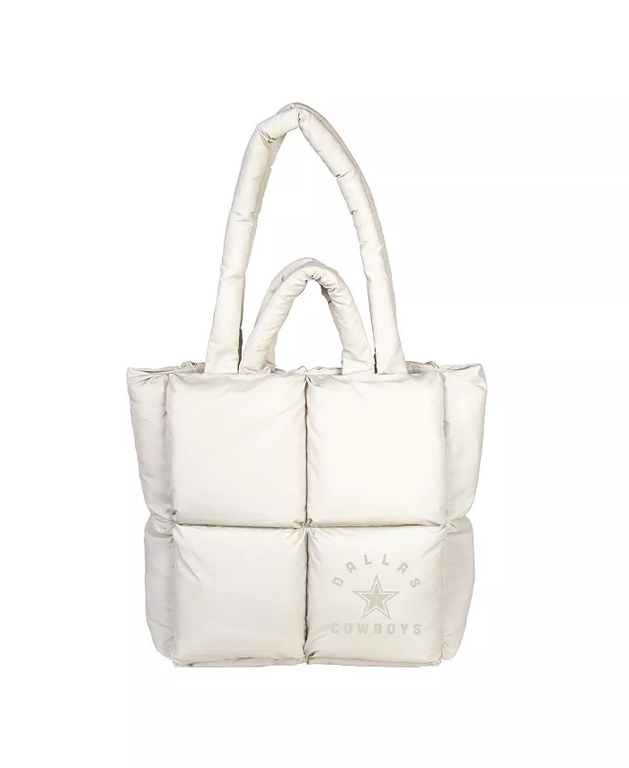 

Сумка-тоут Puff Tote от Dallas Cowboys бежевого цвета Logo Brands
