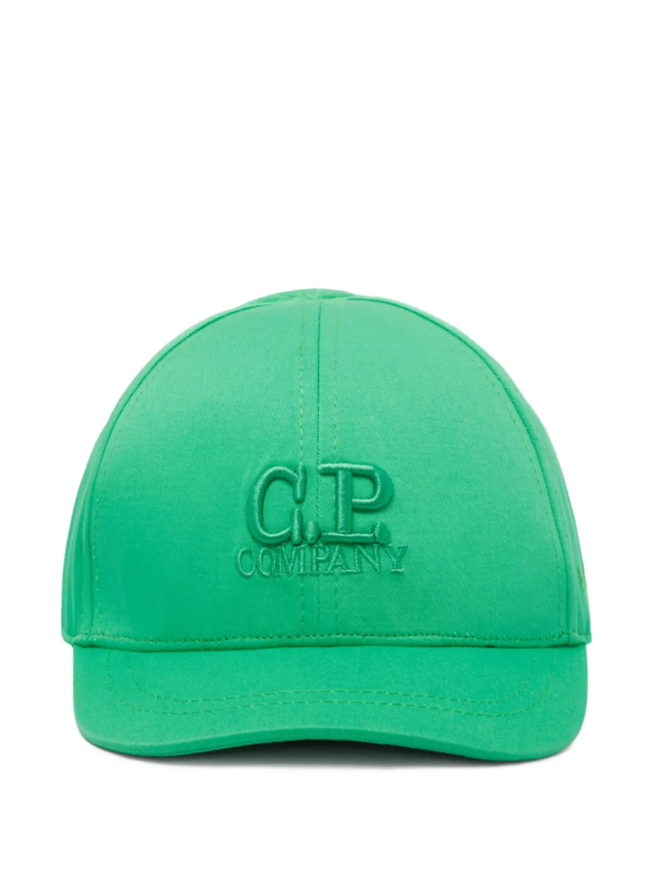 

C.P. Company Kids бейсболка с вышитым логотипом, зеленый