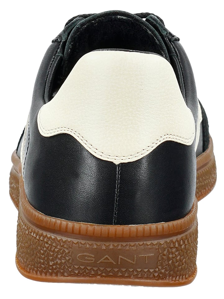 GANT Footwear Кожаные кроссовки "Cuzmo" черного цвета — фото 3