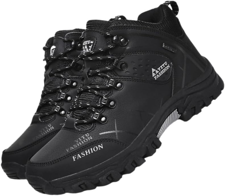 

Мужские модные ботинки для альпинизма, легкие, прочные, противоскользящие, удобные и универсальные, подходят для активного отдыха, путешествий и кемпинга Fmshi, черный