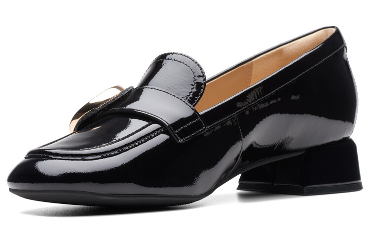 Женская повседневная обувь Женская низкая черная Clarks — фото 2