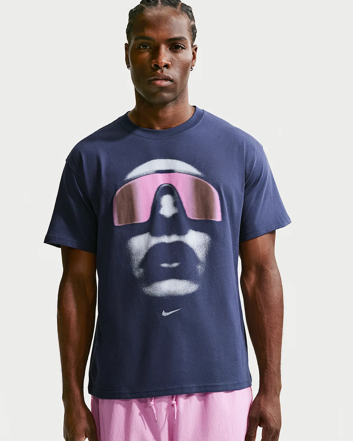 Мужская футболка с коротким рукавом Nike Sportswear "Sunset", Midnight Navy/Light Magenta