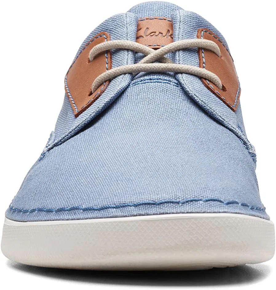 Мужские кроссовки Clarks Gereld Tie Trainers, синий — фото 2