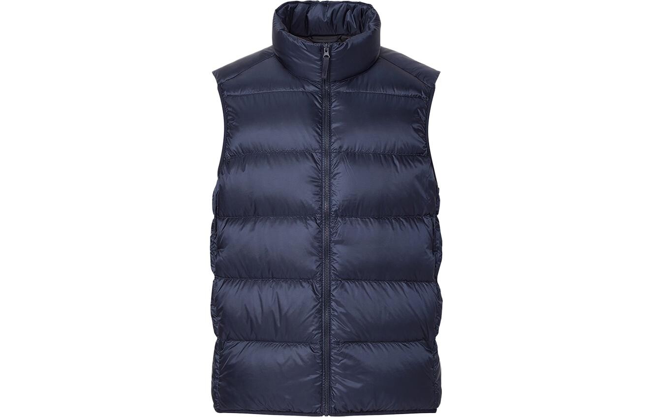 Жилет унисекс темно-синий Uniqlo, темно-синий
