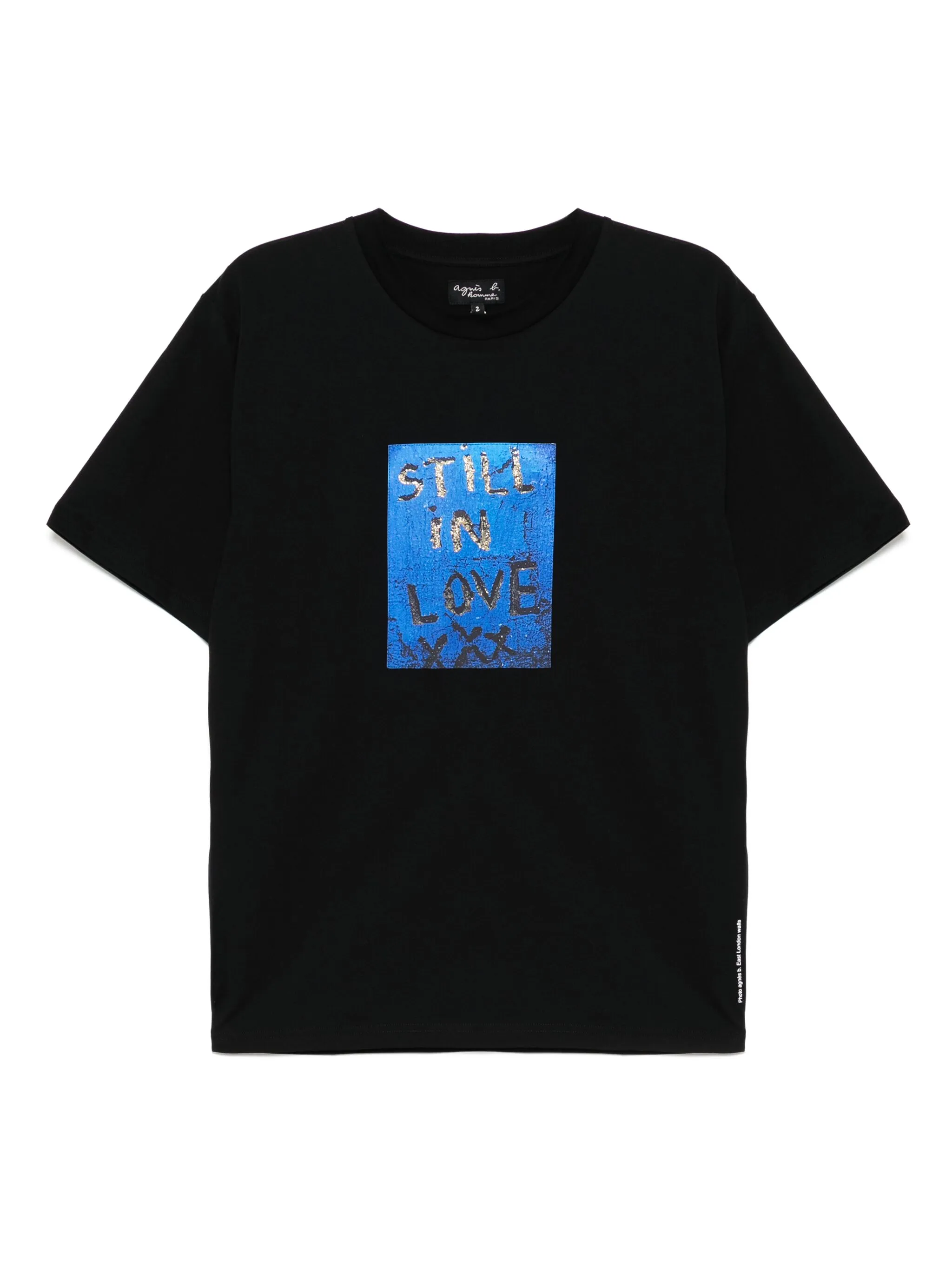 

Футболка Still In Love с принтом Agnès B., черный