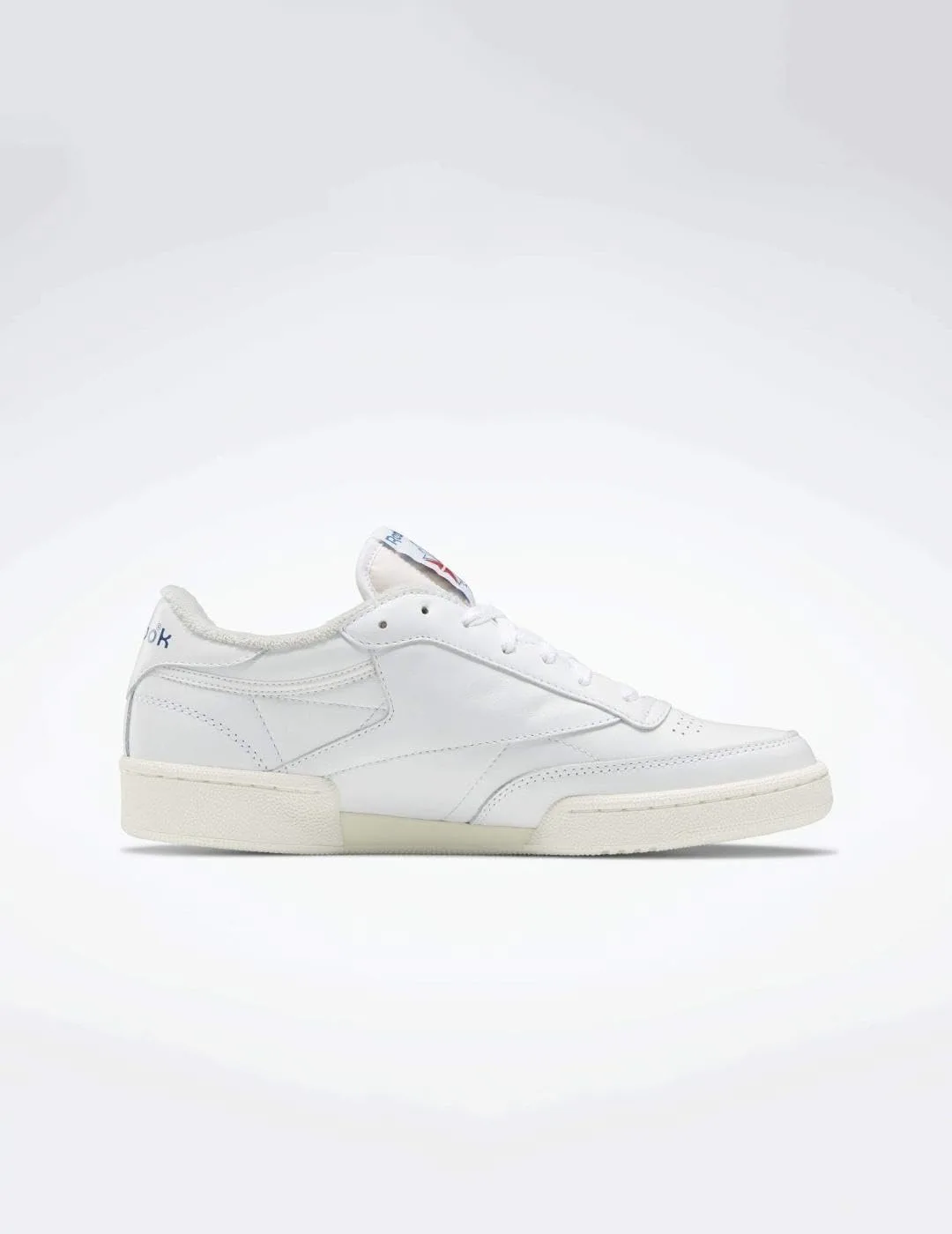 Мужские кроссовки Reebok Cl Leather серые, белый — фото 4
