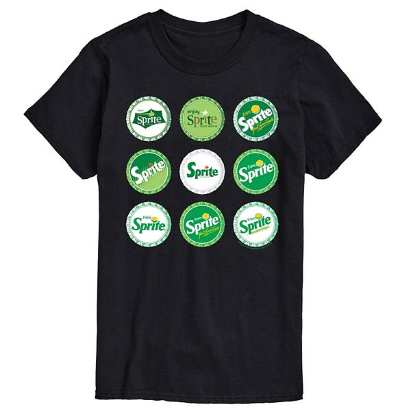 

Футболка с принтом Big & tall sprite bottle cap evolution Licensed Character