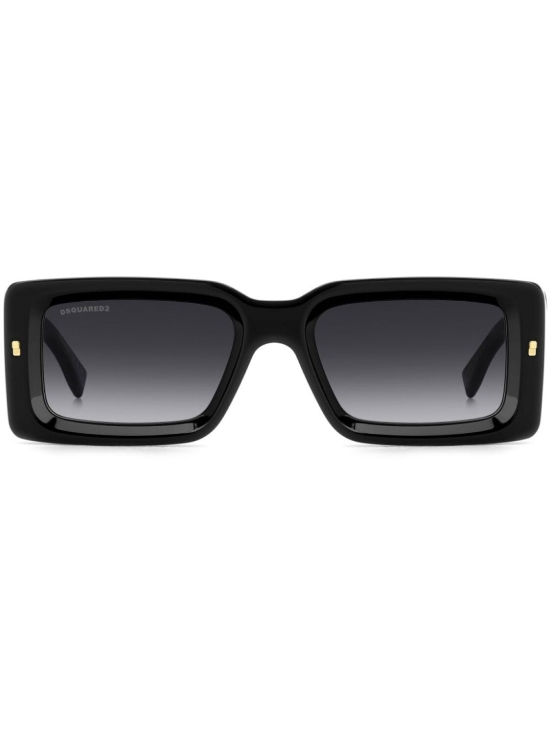 

DSQUARED2 EYEWEAR солнцезащитные очки в прямоугольной оправе, черный