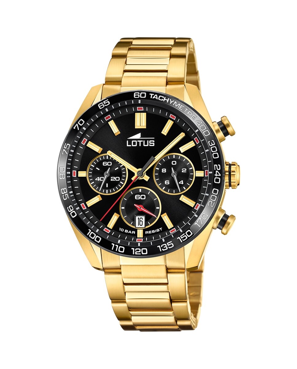 

Мужские часы 18917/6 Chrono из стали золотого цвета LOTUS, золотой